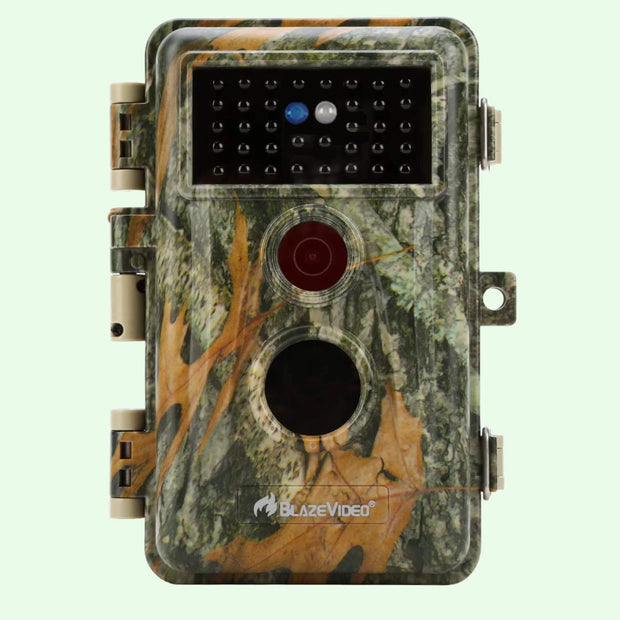 Caméra de Chasse Nocturne Vision 32MP HD 1296P,Détection de Mouvement PIR de 70° No Glow Invisible,Étanche IP66|A252 Vert