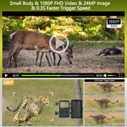Piège photographique 24MP 1080P vision nocturne 2022 - DL2Q