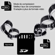 Pack x4 Caméras Animaux Nocturne 48MP 1296P avec Son et Vision Nocturne,Détecteur de Mouvement No Glow 940nm Infrarouge IP66 Étanche|A323 Vert foncé